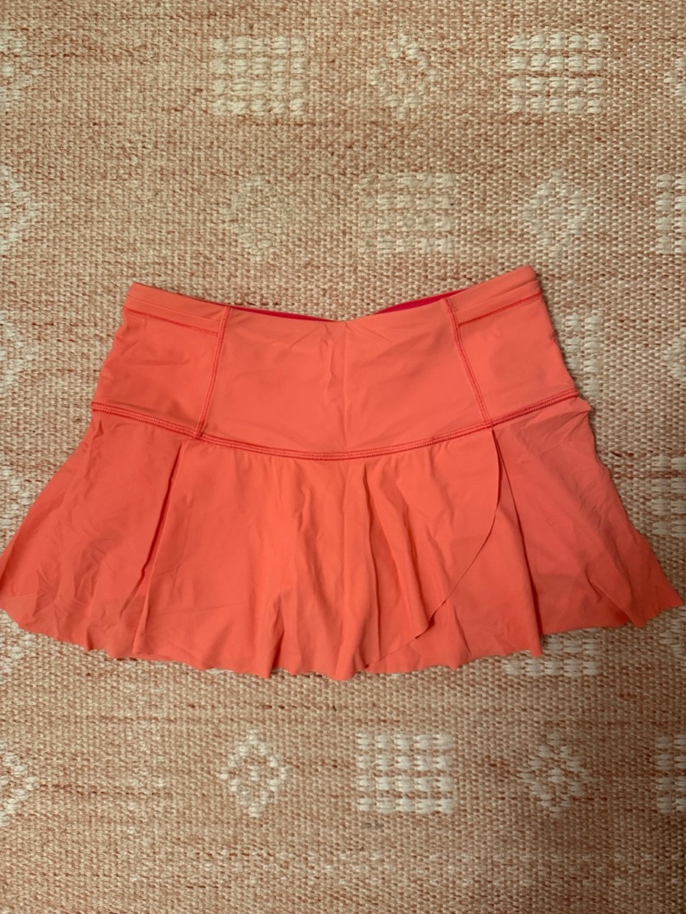 Lululemon Coral Pleated Tennis Skirt Size 4